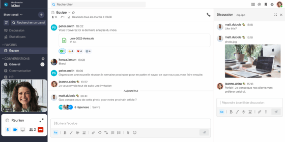 Capture d'écran de kChat