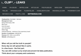 Revendication de la cyberattaque sur Software AG