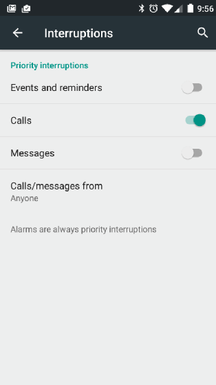 Setting alerts