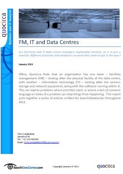 Fm It And Data Centres