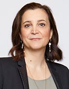 Photo of Florence Mottay, who is chief of security at fashion retailer Zalando