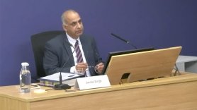 Photo of Jarnail Singh, former head of criminal law at the Post Office, during the Post Office Horizon IT Inquiry