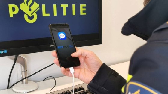 Belgian police holding Sky ECC phone