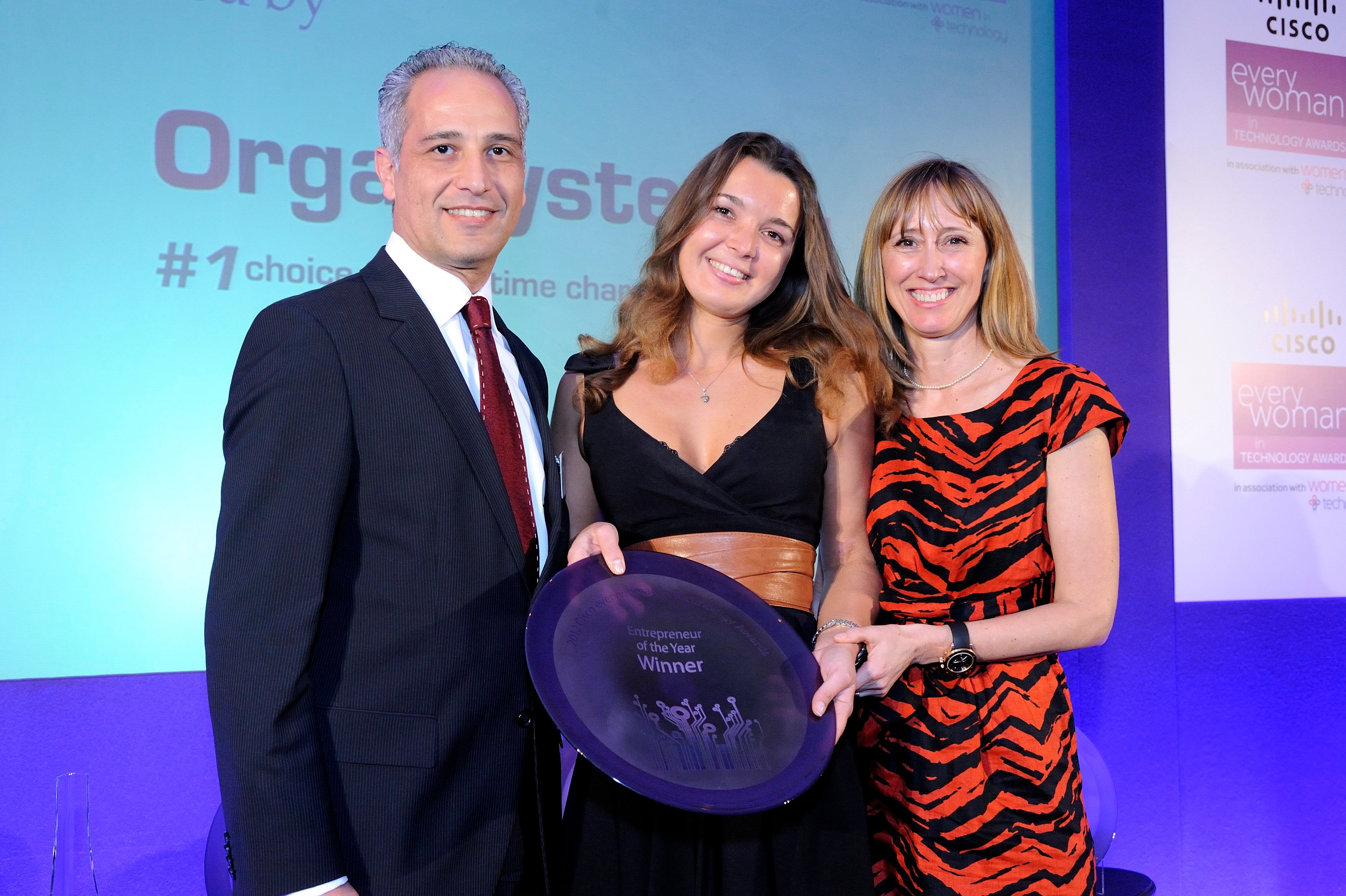 Entrepreneur Of The Year Winner Olga Kubassova Everywoman In Technology Awards 2012 Winners