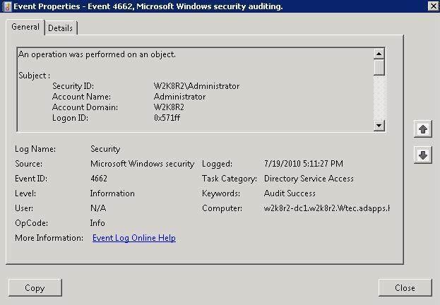 Auditing AD administrators with Windows 2008 R2&rsquo;s Event Viewer 