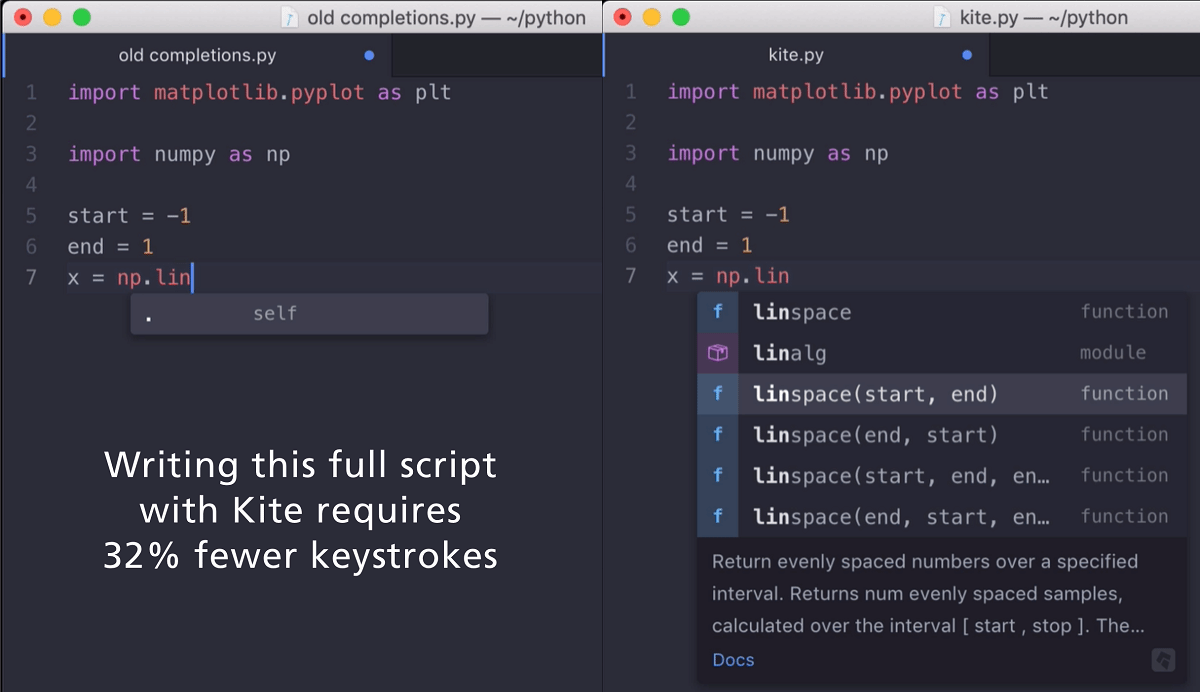 Kite boosts Python code completion with machine learning | TechTarget