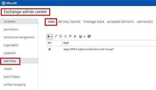 Set up Office 365 message encryption