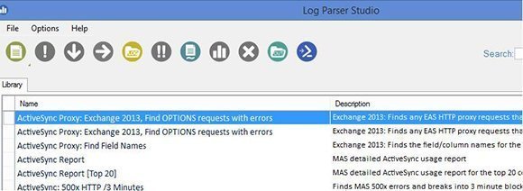 Log Parser Studio filter