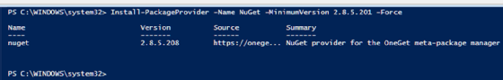 Install NuGet