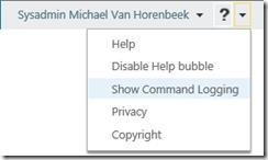 Command Logging feature