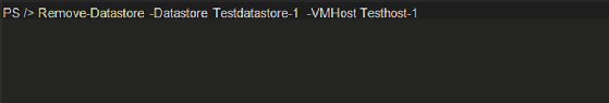 remove datastore