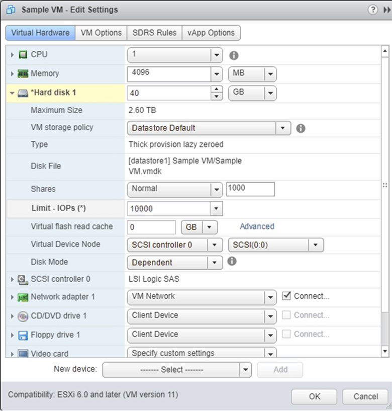 Limit iops vmware что выбирать