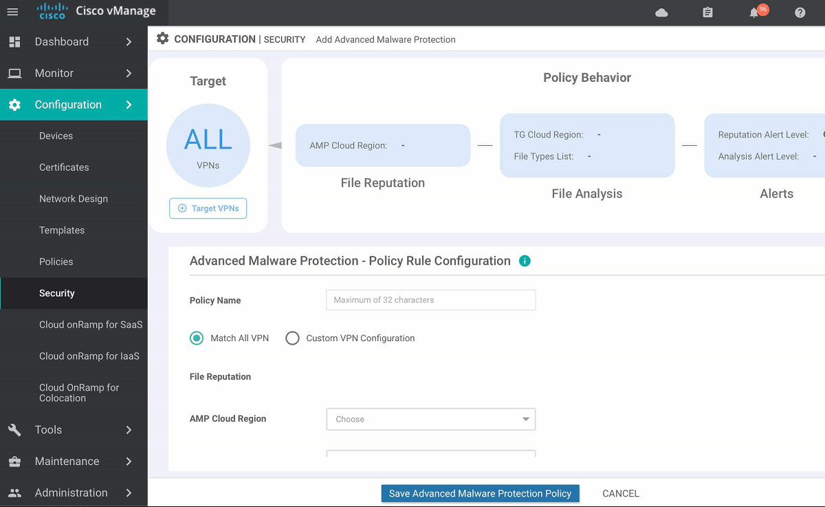 Cisco AMP for Networks bolsters SDWAN security TechTarget