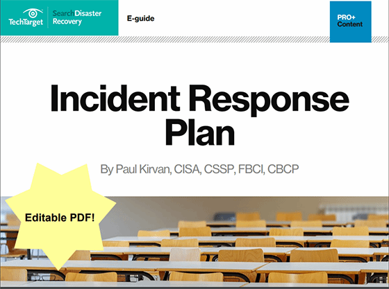 Create an incident response plan with this free template