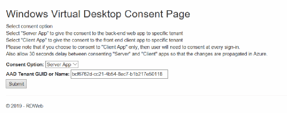 IT can allow Windows Virtual Desktop access to their tenant.