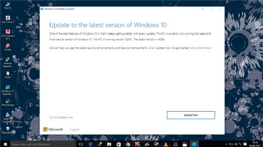 Windows 10 update assistant