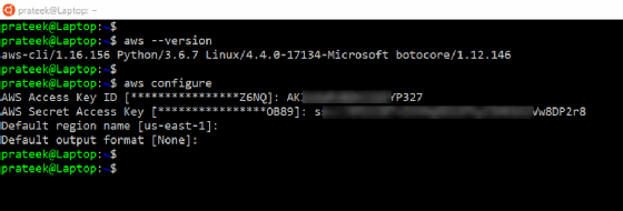 Pulumi-AWS configuration