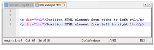 Element und Attribut in HTML