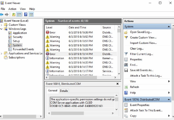 Event Viewer