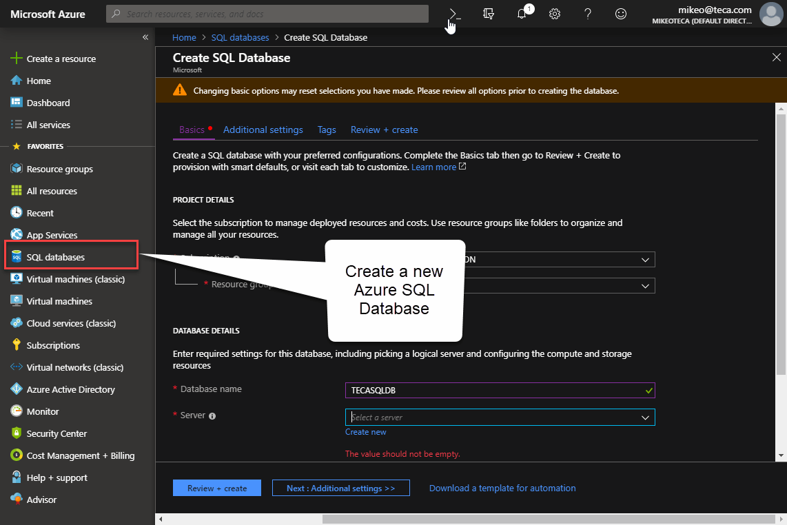 SQL Server in Azure database choices and what they offer users | TechTarget