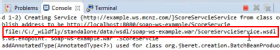 WildFly-generated WSDL