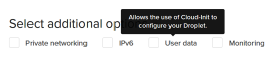 DigitalOcean cloud configuration