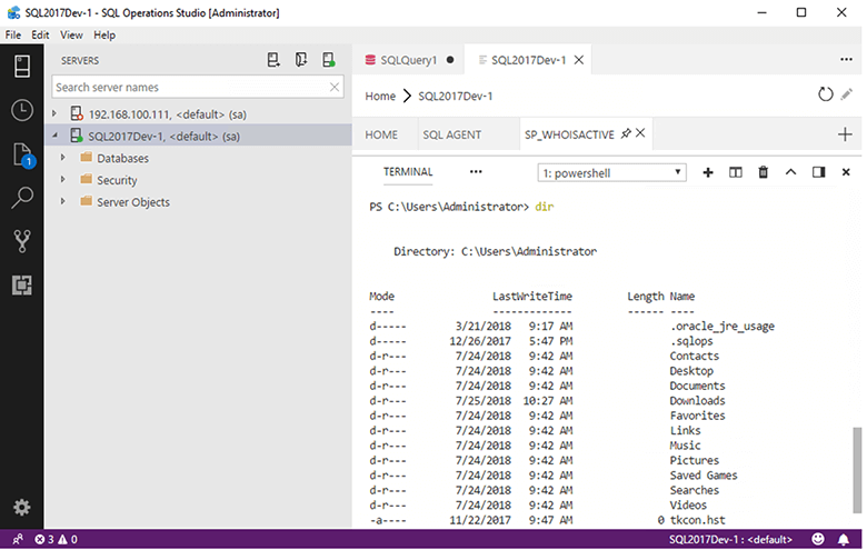 Get started with SQL Operations Studio in 7 steps