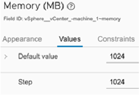 Memory values