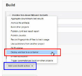 Jenkins deploy war