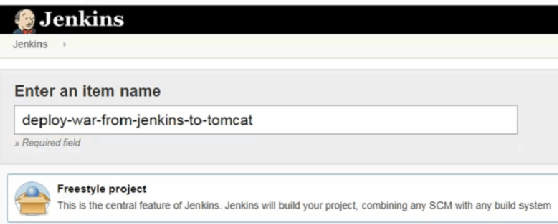 Jenkins freestyle job