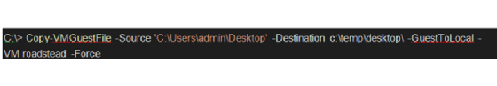 Destination folder cmdlet