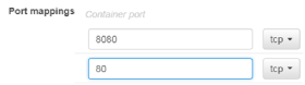 AWS ECS port mapping
