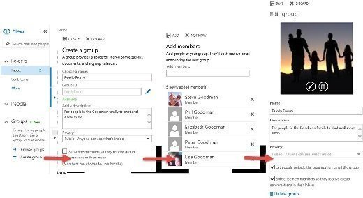 Distribution group style