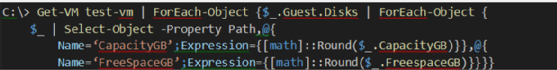Get-VM command.