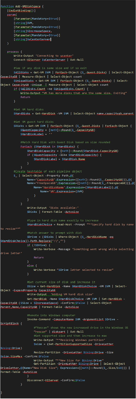 PowerShell function.