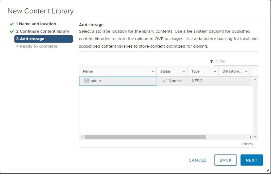 How to use a VMware content library