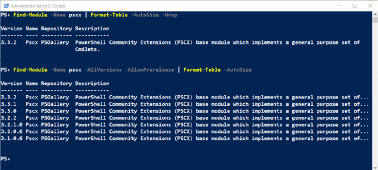 Powershell Gallery Module , Prendre en main PowerShell Gallery – NBCS