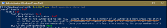 Hyper-V host group error