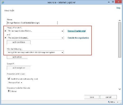Office 365 Message Encryption