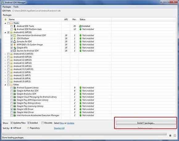 eclipse development tools and java development kit jdk