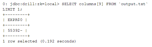 Column index check