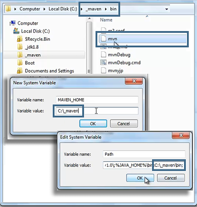 How to install Maven and build apps with the mvn command line