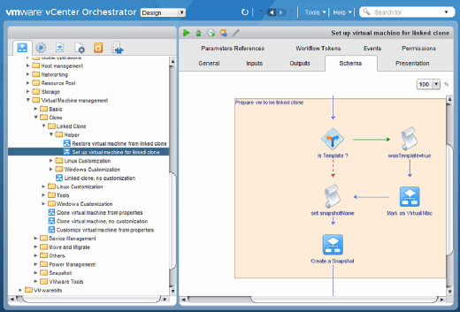 Linked clone workflow.