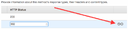 Enter the preferred status code and click the checkmark.