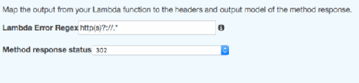 Fill in Integration Response details.