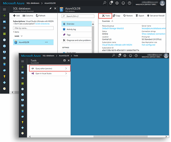 Starting Query Editor