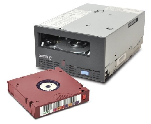 What is magnetic tape storage?