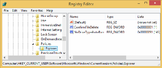 A GPO setting allows admins to display a dialog box when a file is deleted.