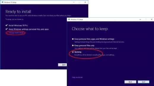 windows 10 clean install download