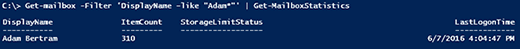 Find Office 365 mailbox.